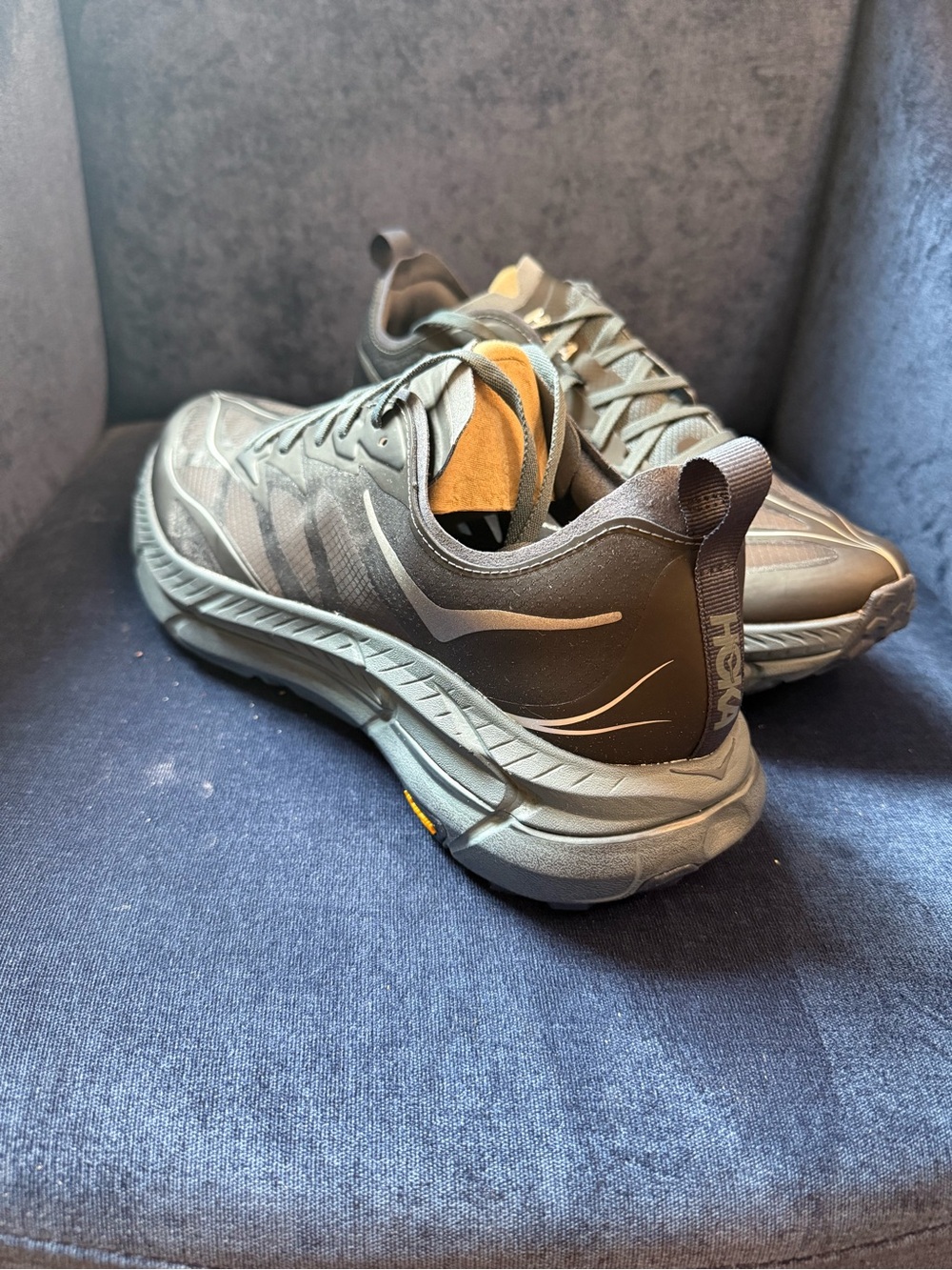 Men’s Hoka One One Mafate Speed 4 Lite. Size 13. Faded Navy.  NWB